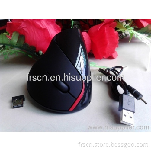 2013 Hot Selling Retail 2.4g Wireless Vertical Mouse Computer Mouse Factory 